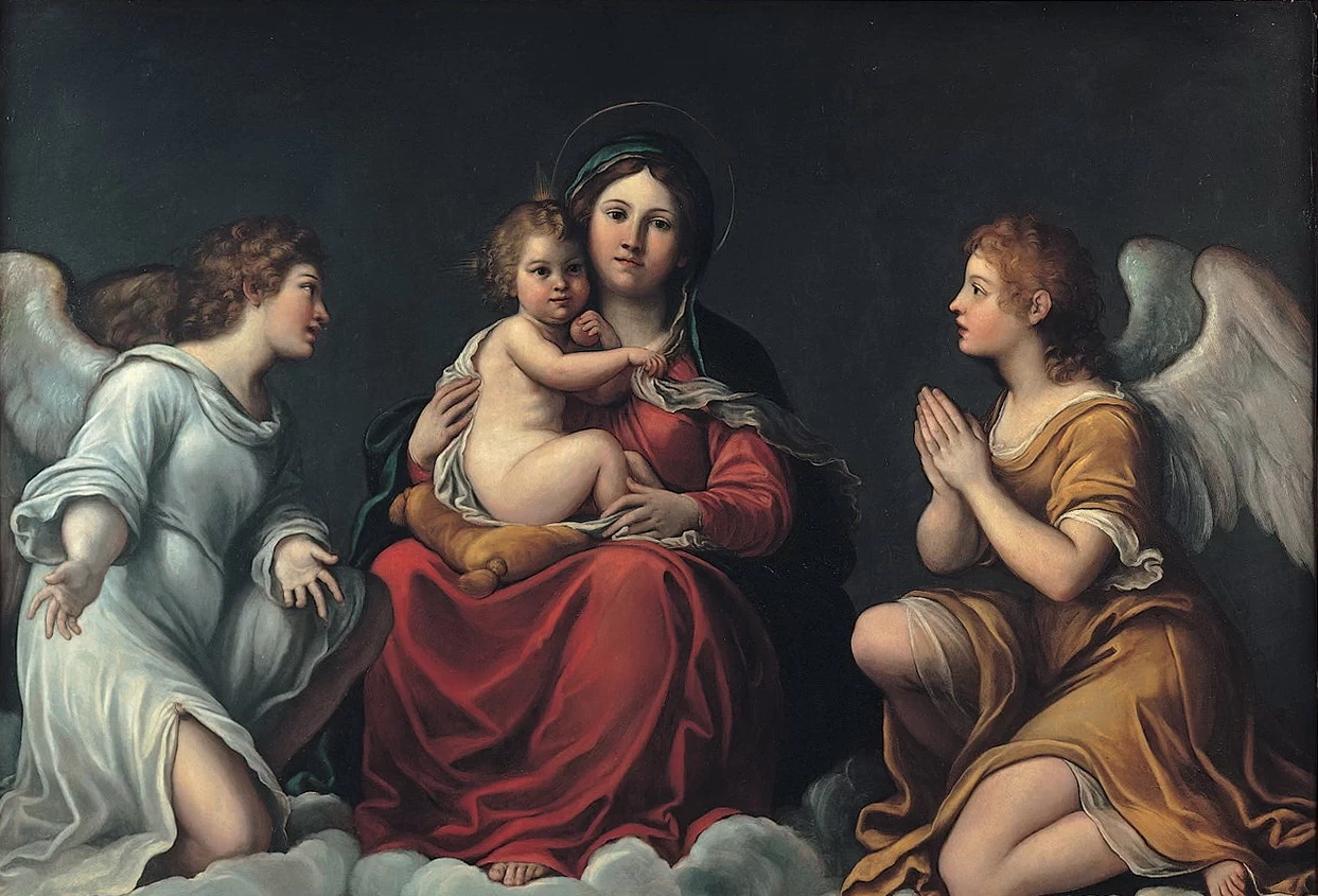Madonna col Bambino e angeli - Musei Capitolini, Roma